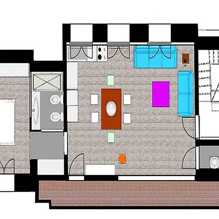 리바 럭셔리 스위트 아파트 *